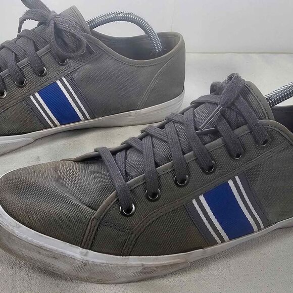 Vintage Le Coq Sportif Gray with Blue And White Accents.  - Size  10. main image 4